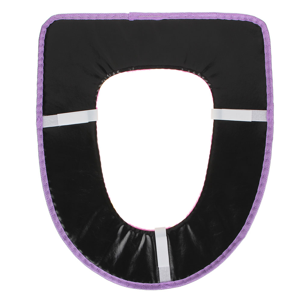 VETTA Комплект чехлов 2шт на сиденье и крышку унитаза, 44х38см, искусств.мех, ПВХ, на липучке, 2 цв, арт.№ 463-435