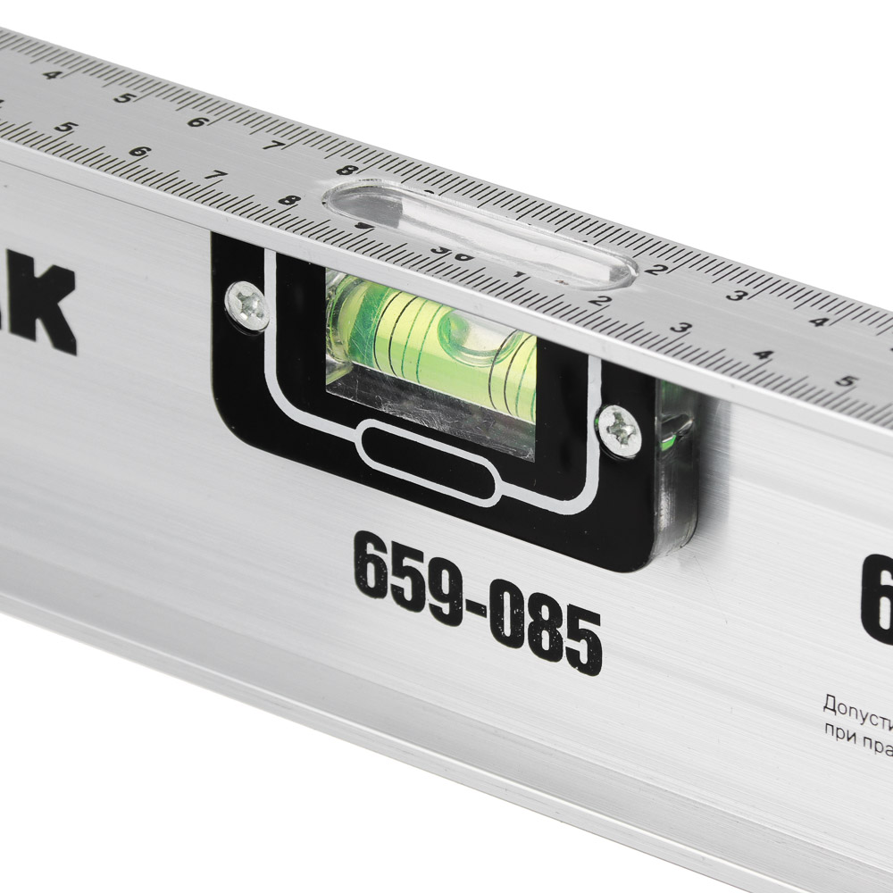 ЕРМАК Уровень строительный "Рельс", 600 мм, арт.№ 659-085