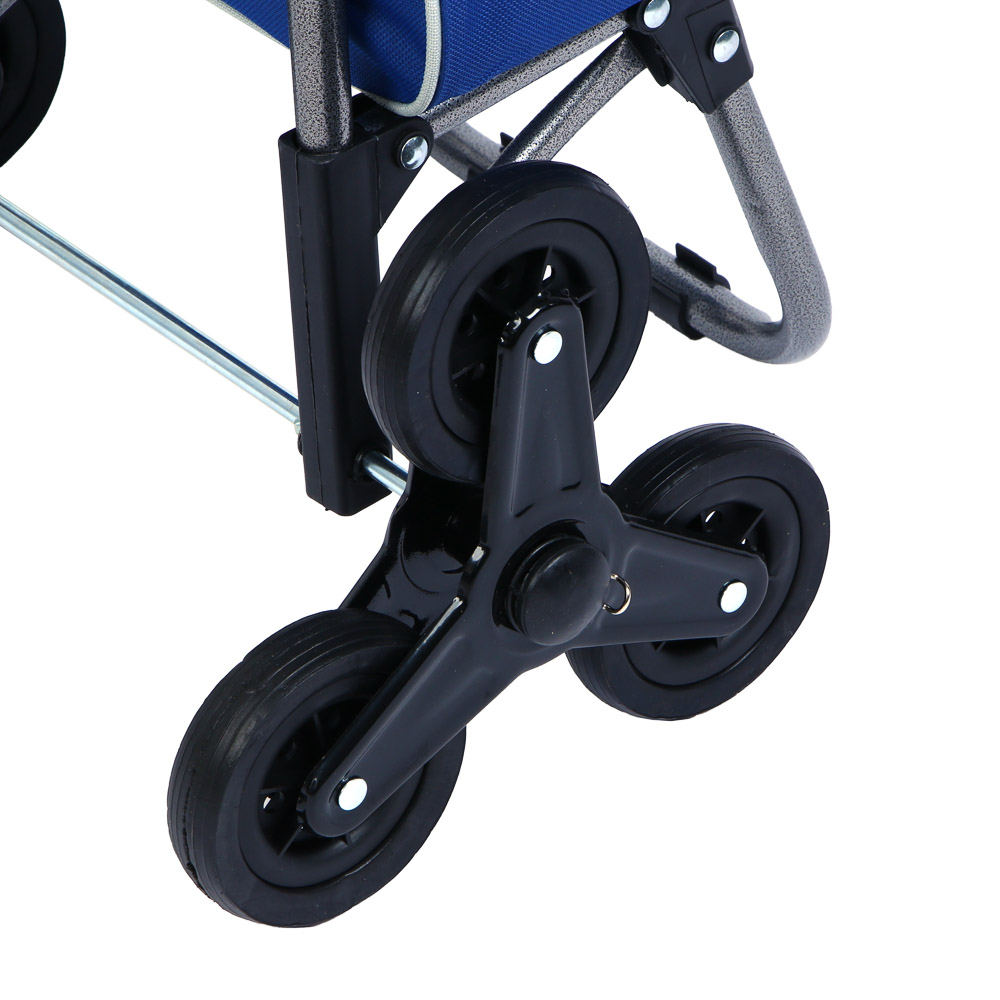 VETTA Тележка + сумка, с колесами для подъёма по лестницам, до 30кг, брезент, сумка 53х31х18,5см, арт.№ 467-238