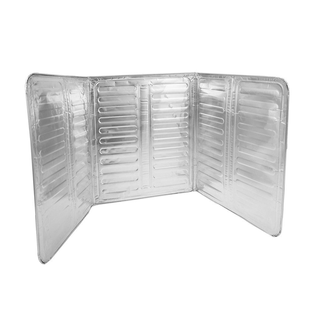 Экран защитный от брызг тм VETTA, 32,5х84см, алюминий, арт.№ 438-209