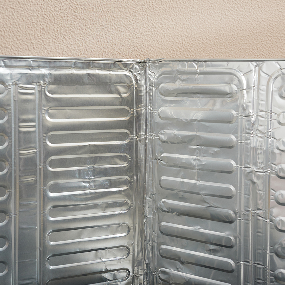 Экран защитный от брызг тм VETTA, 32,5х84см, алюминий, арт.№ 438-209