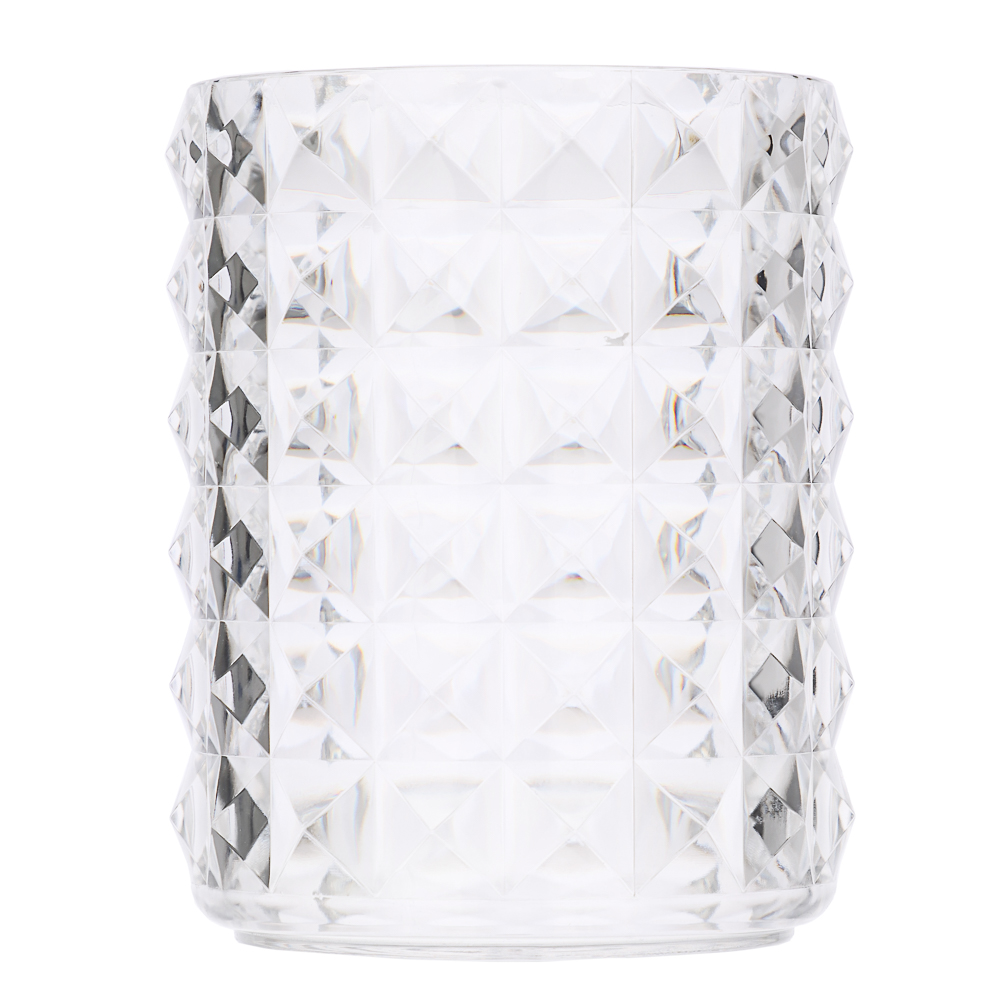 VETTA Стакан для кистей и косметики CRYSTAL, полистирол, 8x8x11 см, арт.№ 463-324