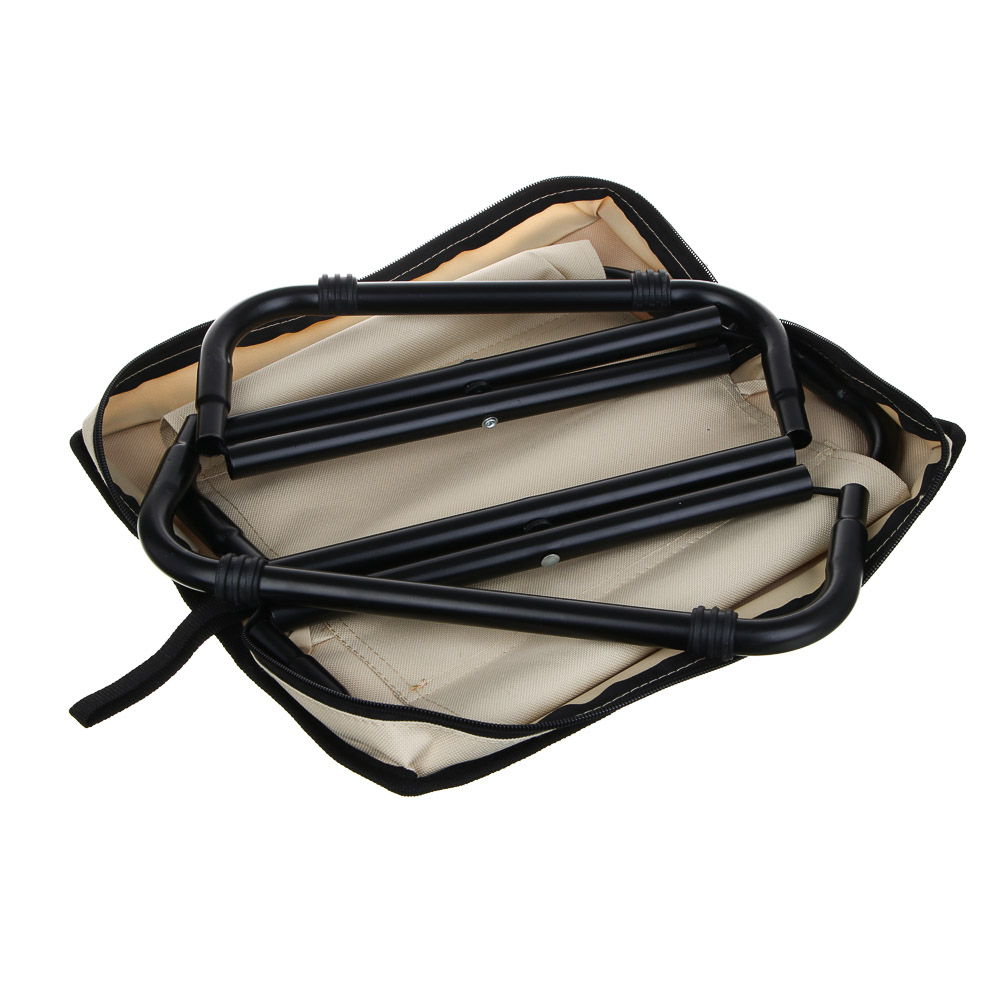 Табурет компактный тм РУССО ТУРИСТО, до 90 кг, 32х27х34см, оксфорд 600D, сталь d13мм, арт.№ 121-097