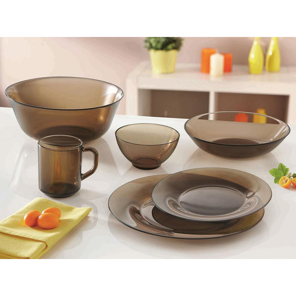 Luminarc Эклипс Амбьянте Салатник 12 см, дымчатое стекло, арт.№ 877-608