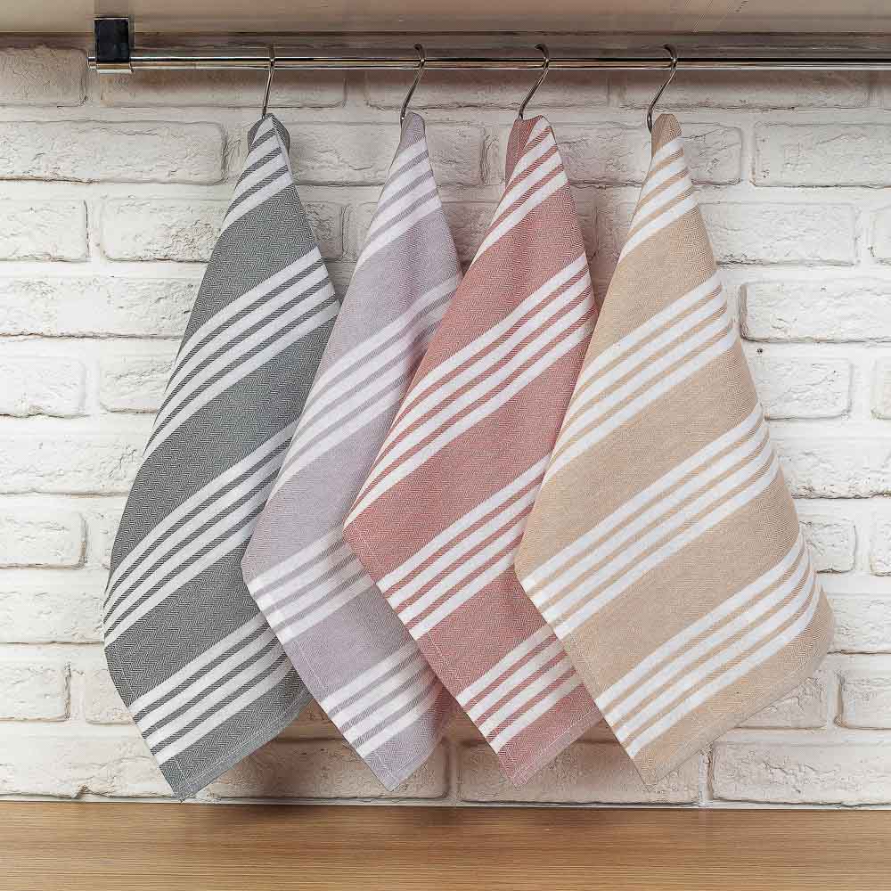 PROVANCE Гармония Полотенце кухонное пестротканное, 100% хлопок, 40х60см, 260гр/м, 4 цвета, арт.№ 434-104