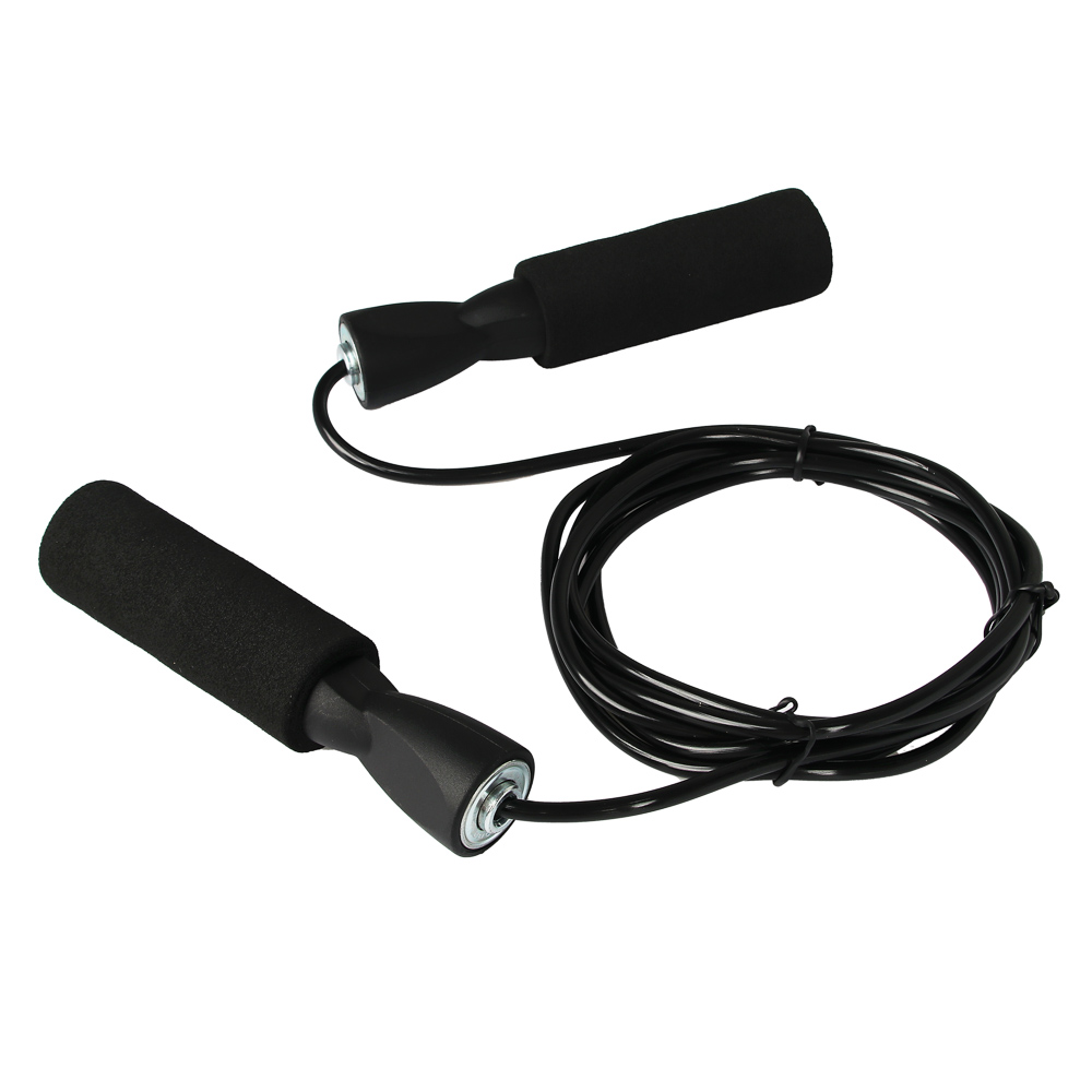 SILAPRO Скакалка 0,4см x 2,8м, рукоять 13см, ПВХ, ПП, EVA, 5 цветов, арт.№ 190-014