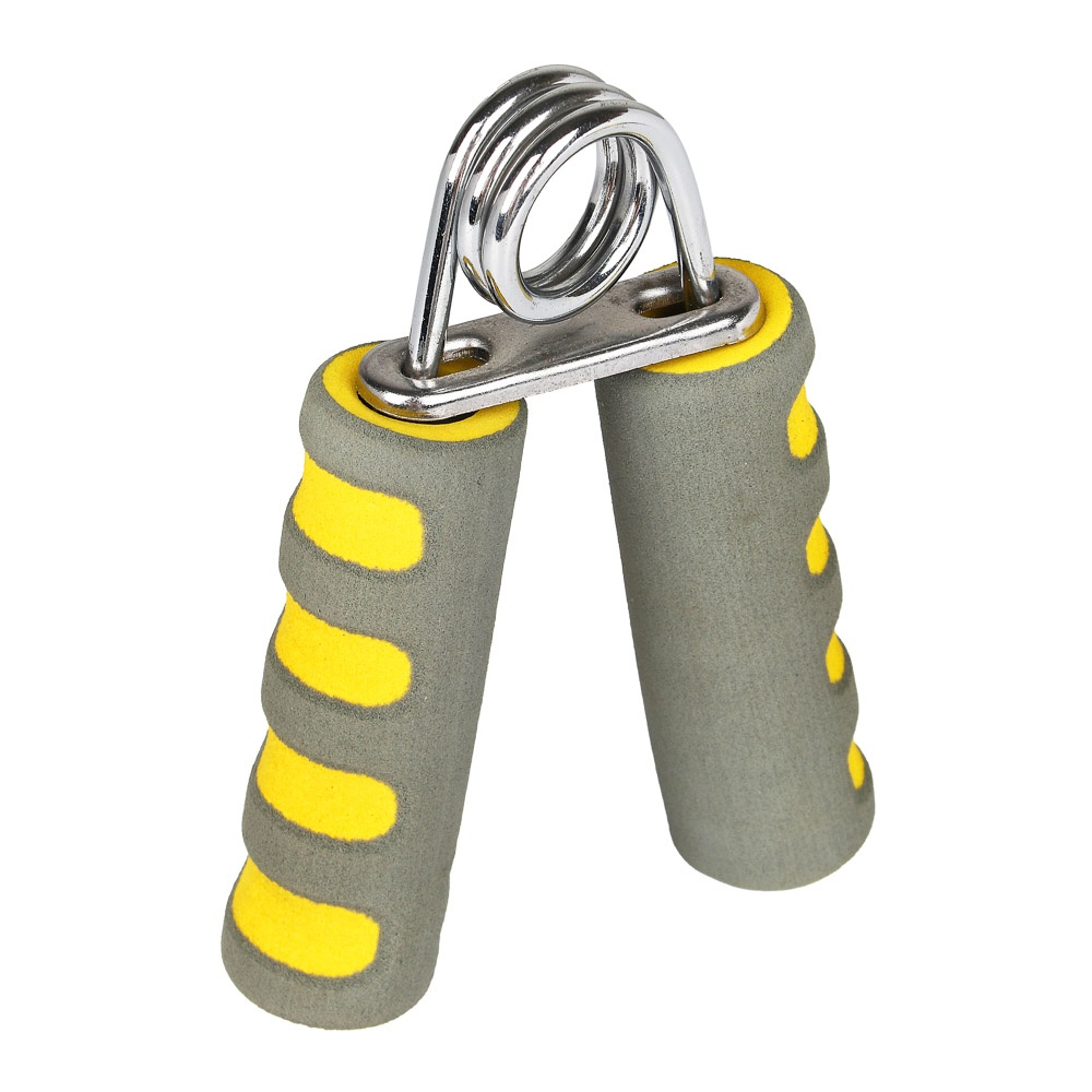 SILAPRO Эспандер кистевой 12x9,5см, металл, ПП, поролон, 2 цвета, арт.№ 197-052