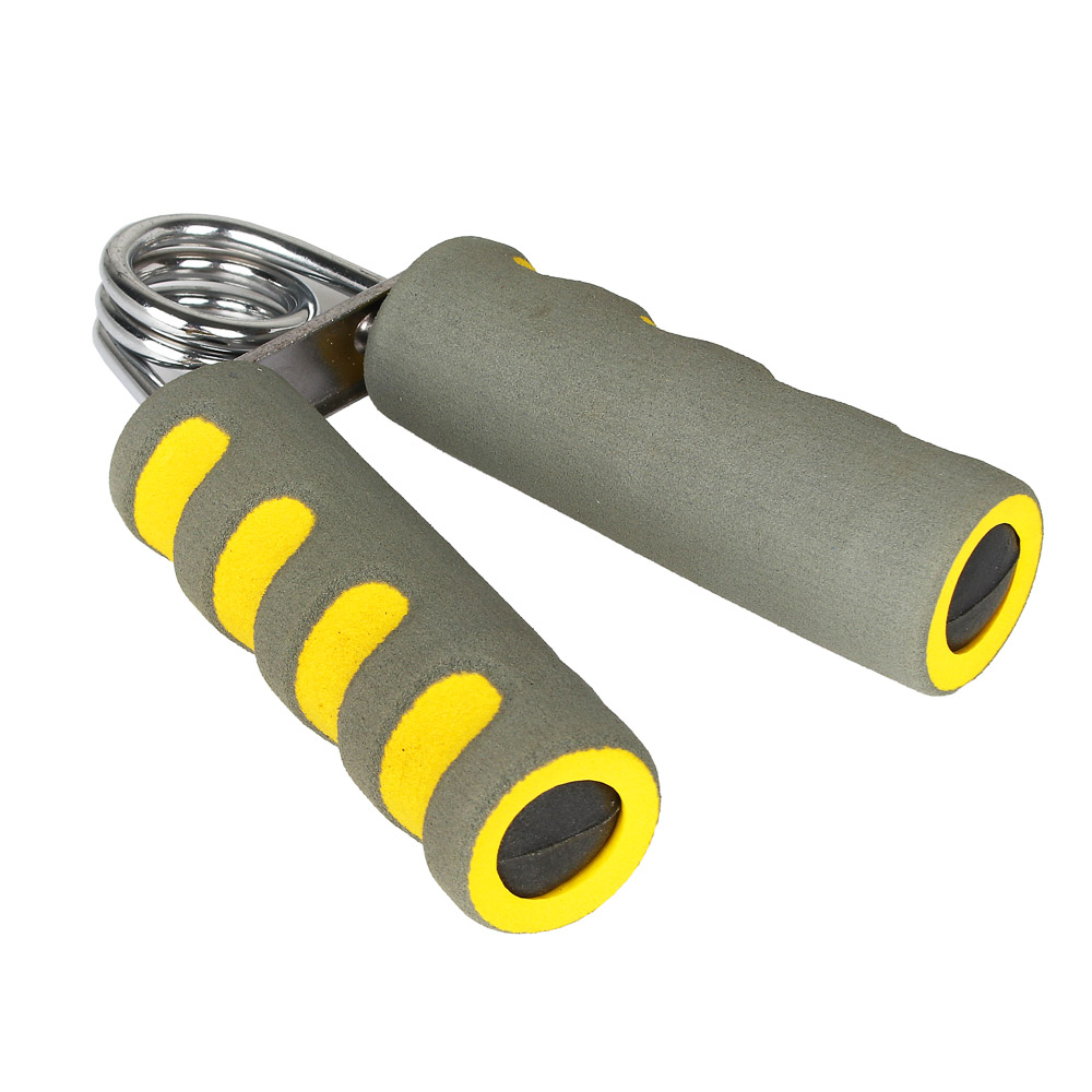 SILAPRO Эспандер кистевой 12x9,5см, металл, ПП, поролон, 2 цвета, арт.№ 197-052