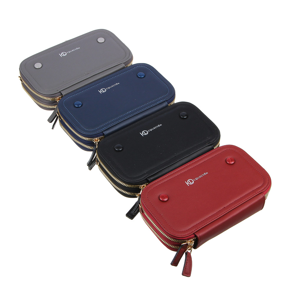 ЮL Кошелек-сумочка на длинном ремне, ПУ, 19,5х10,5см, 4 цвета, КК21-16, арт.№ 303-918