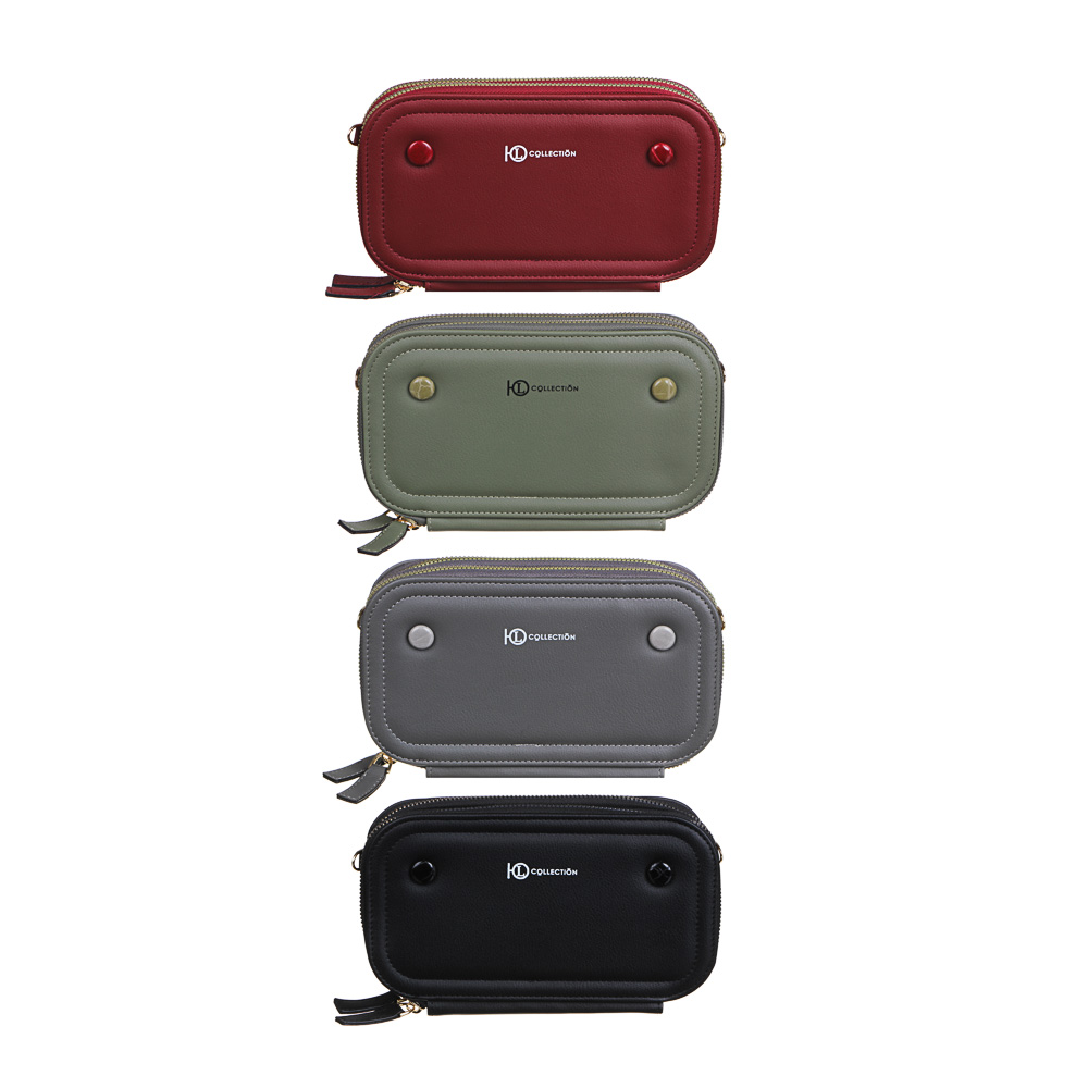 ЮL Кошелек-сумочка на длинном ремне, ПУ, 19,5х10,5см, 4 цвета, КК21-16, арт.№ 303-918