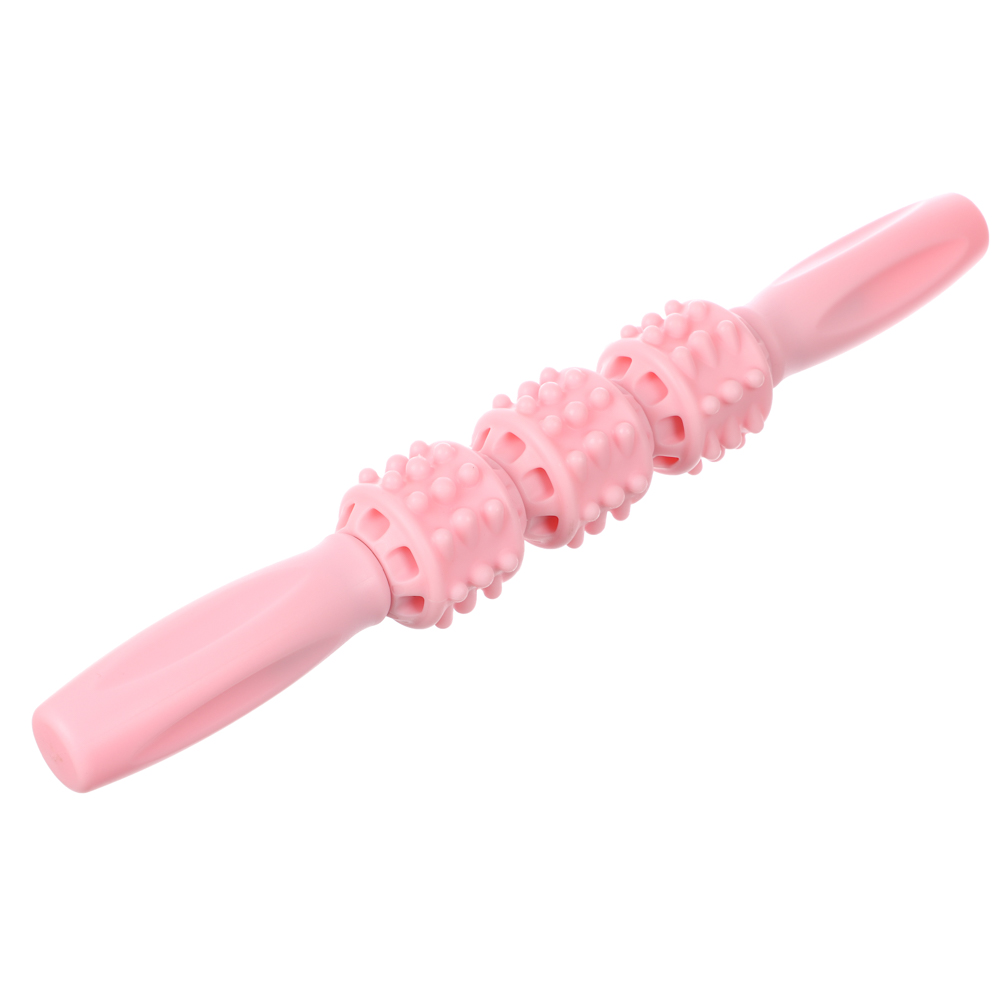 SILAPRO Массажер скалка для тела, 30х5см, PP, нерж.сталь, 3 цвета, арт.№ 192-017