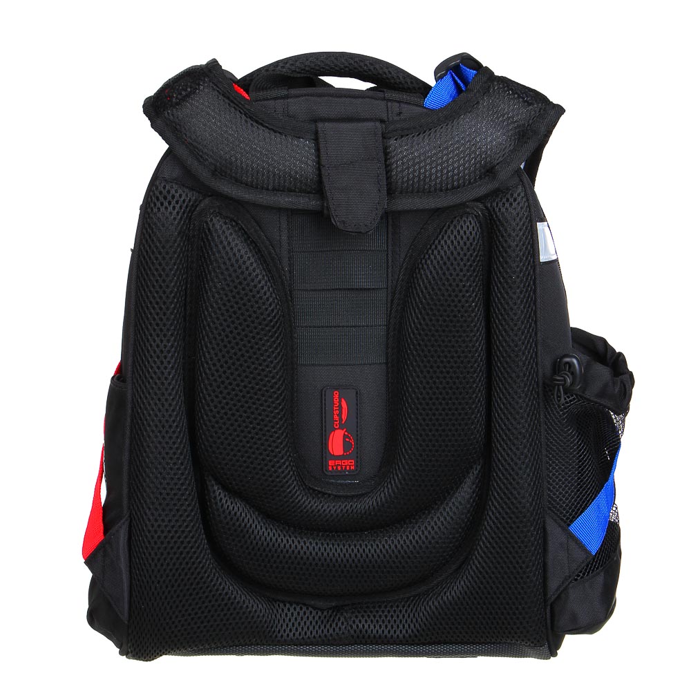 BY ПЕРЕСВЕТ Рюкзак шк.жесткий 38х28х15см, 2 отд.,2карм.,эргон.спинка, лямки рег.по росту, ПЭ, арт.№ 254-453