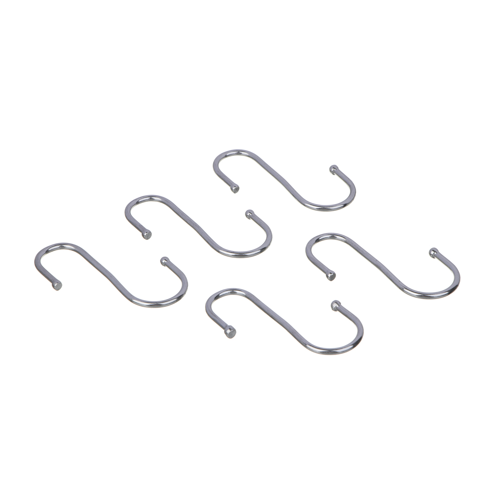 Крючки s-образные тм VETTA, 7,5см, сталь Q195, 5шт, арт.№ 481-005