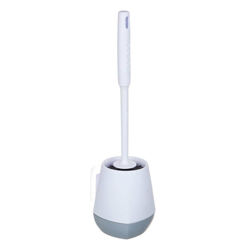 Ёрш для туалета настенный тм VETTA, силиконовый, полипропилен, d10х42см, арт.№ 463-999