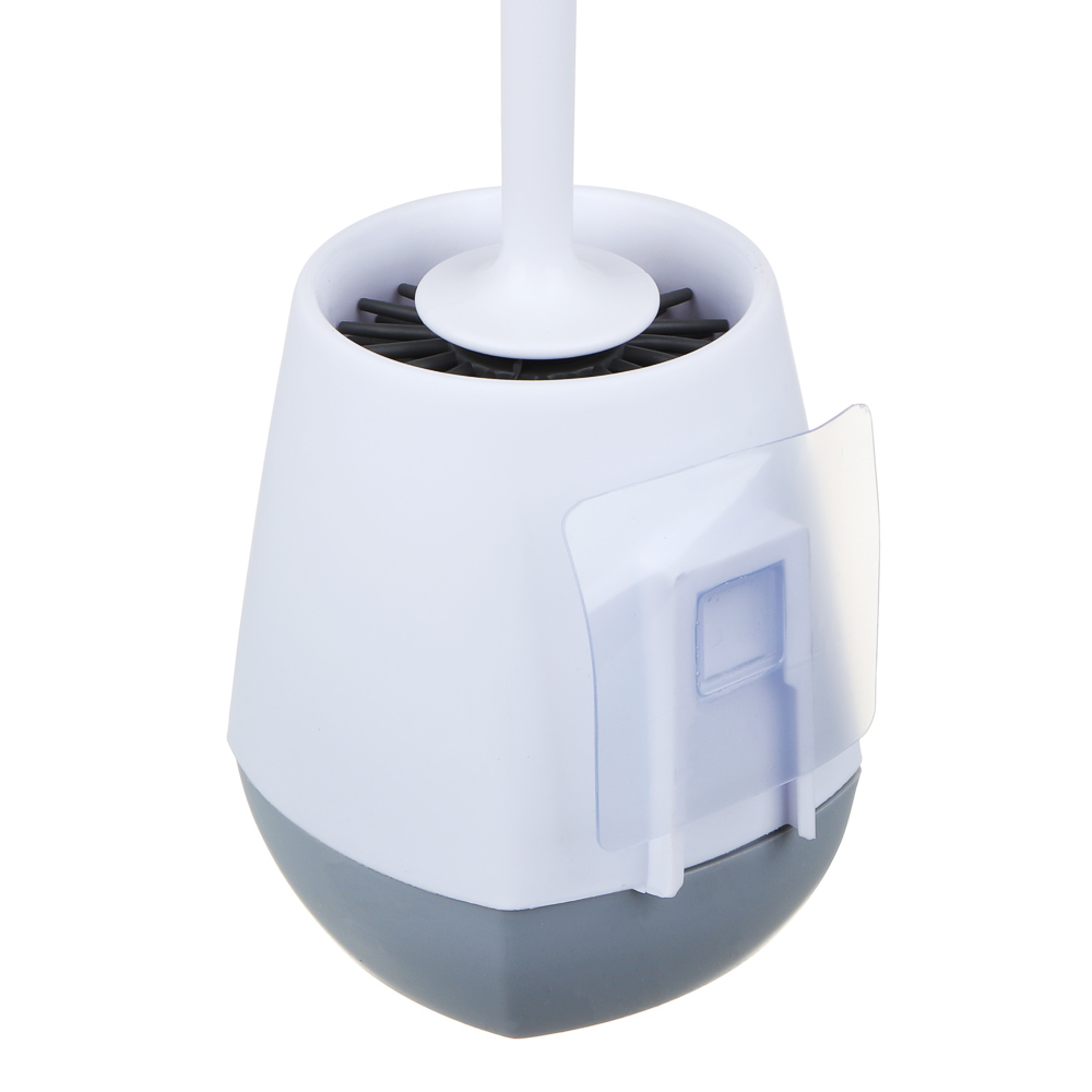 Ёрш для туалета настенный тм VETTA, силиконовый, полипропилен, d10х42см, арт.№ 463-999