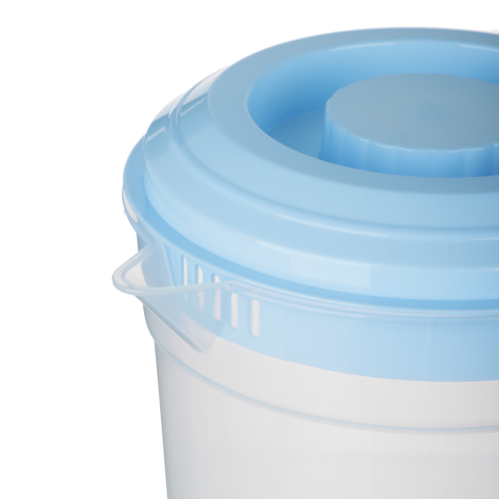 Кувшин для воды, пластик, Лайм, 2400мл, 20.5x24см, 2 цвета, арт.№ 861-533