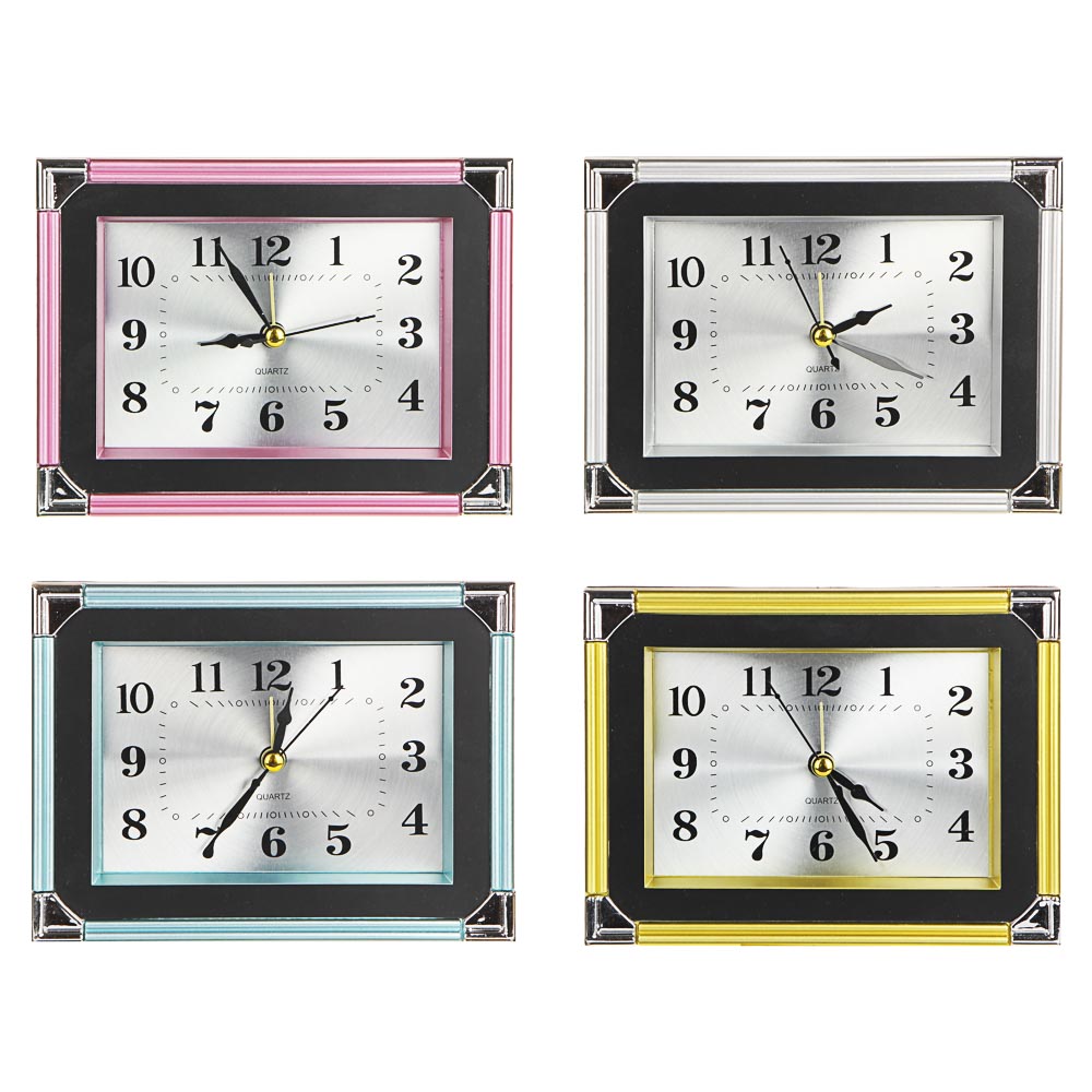 LADECOR CHRONO Будильник электронный, 11,7х15,7см, 1xАА, пластик, 4 цвета, арт.№ 581-440
