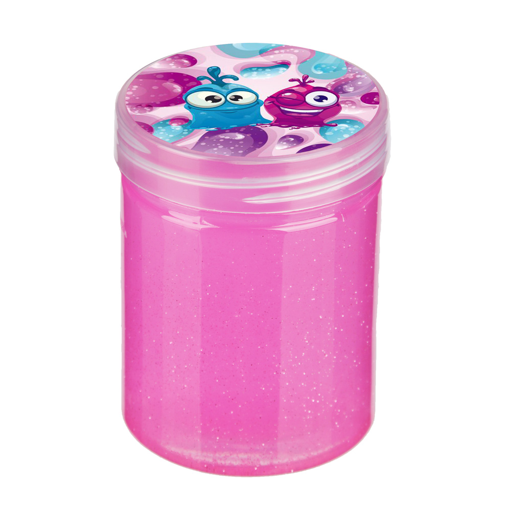 Слайм с блестками 130-140гр, 5,5х7,5см, полимер, 4-6 цветов, арт.№ 218-031