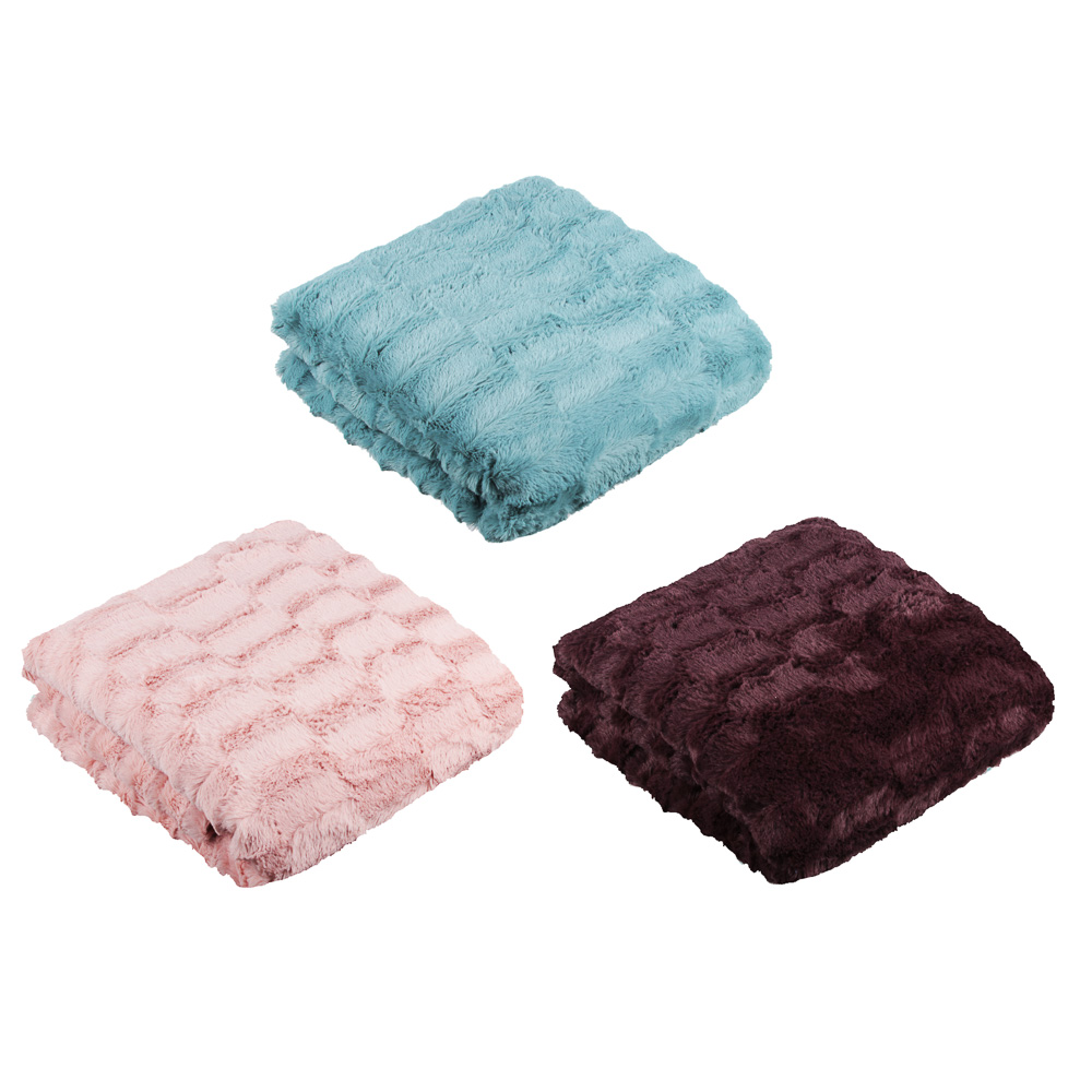 PROVANCE Мятный Латте Плед меховой 180х200см, 100% полиэстер, арт.№ 488-036