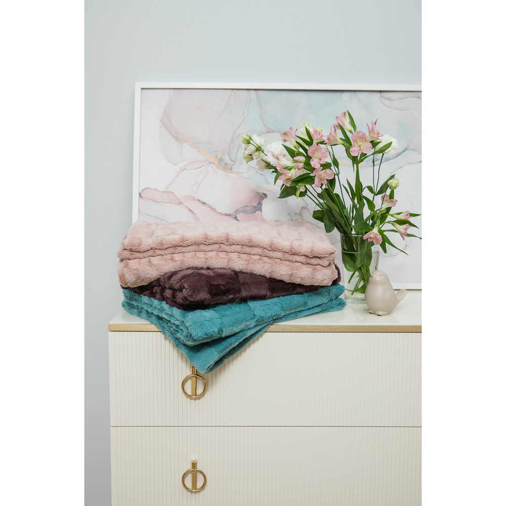 PROVANCE Мятный Латте Плед меховой 180х200см, 100% полиэстер, арт.№ 488-036