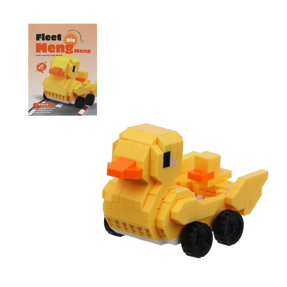 ИГРОЛЕНД Конструктор "Зверошинка", 9х4,5х12 см, ABS, 9 видов, арт.№ 858-080