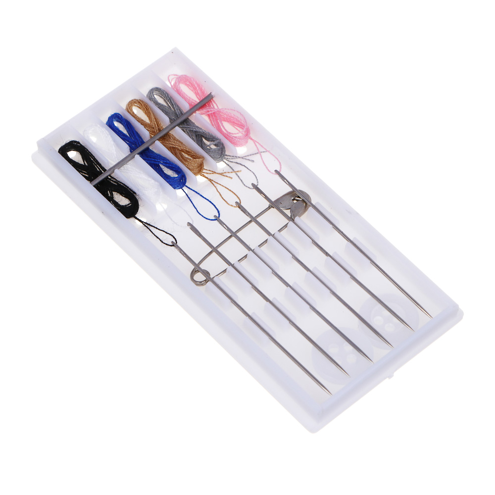 Набор швейный дорожный 15 пр., 7,5х3,5см, металл, пластик, арт.№ 308-375