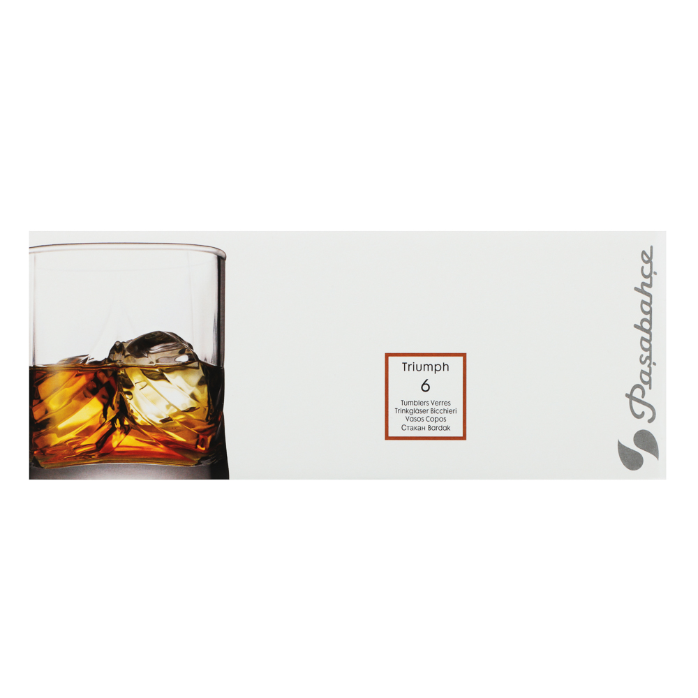 PASABAHCE Триумф Набор стаканов низких 6 шт 320 мл, стекло, арт.№ 878-579