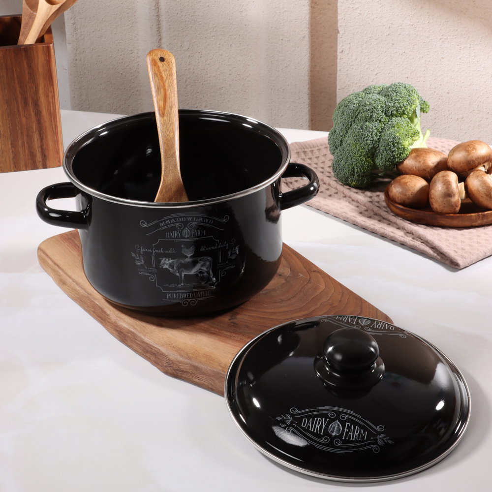 Ранчо Кастрюля эмалированная 4 л, арт.№ 894-502