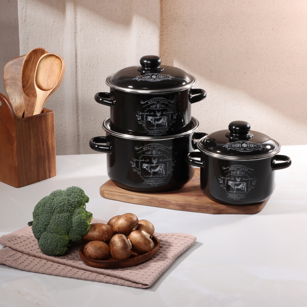 Ранчо Кастрюля эмалированная 4 л, арт.№ 894-502