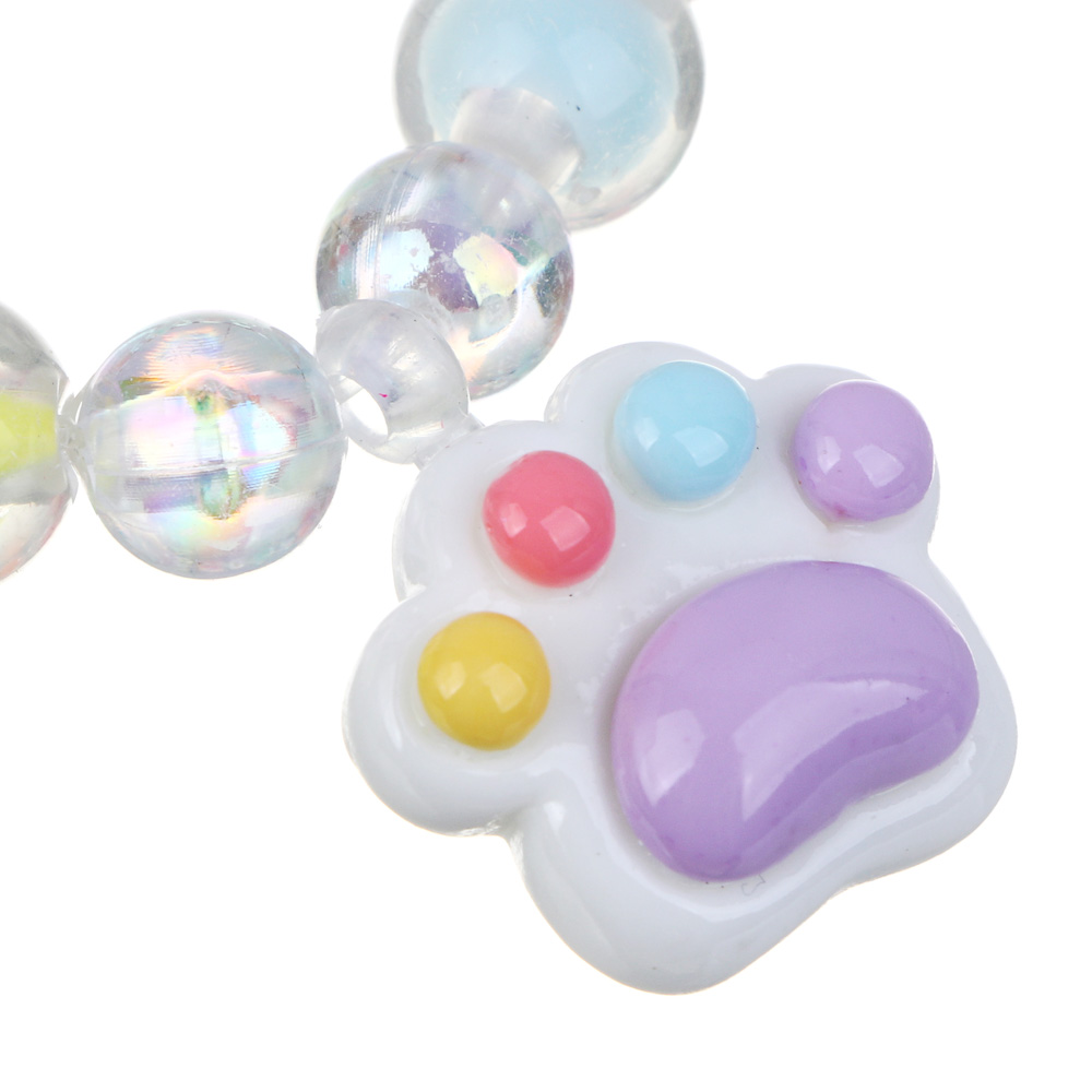 Набор детской бижутерии BY Русские супергерои: браслет, клипсы, кольцо, заколки клик-клаки 2шт,3диз., арт.№ 316-369