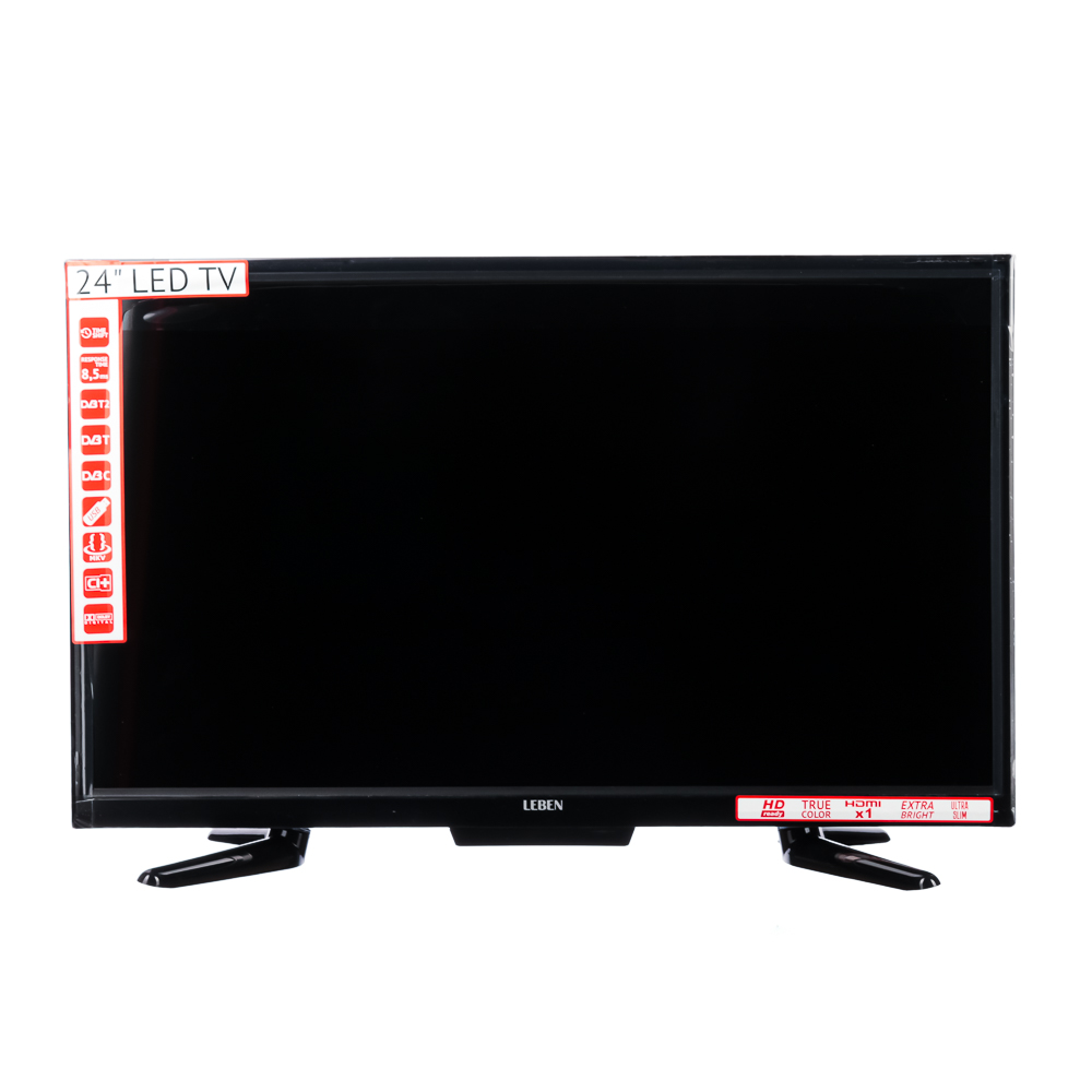 LEBEN ЖК-телевизор, диагональ 24" (61см), USB медиаплеер, HDMI, Телетекст, HD Ready, модель LE-LED24, арт.№ 282-095