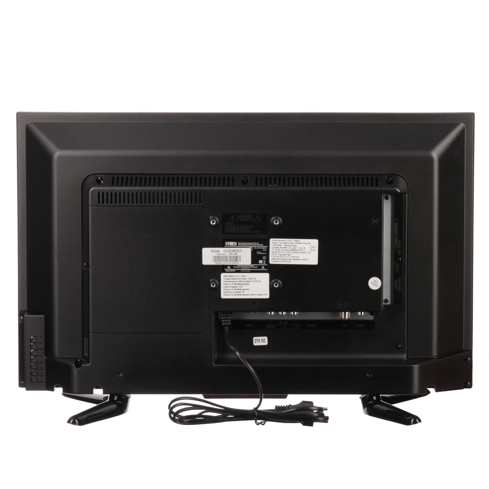 LEBEN ЖК-телевизор, диагональ 24" (61см), USB медиаплеер, HDMI, Телетекст, HD Ready, модель LE-LED24, арт.№ 282-095