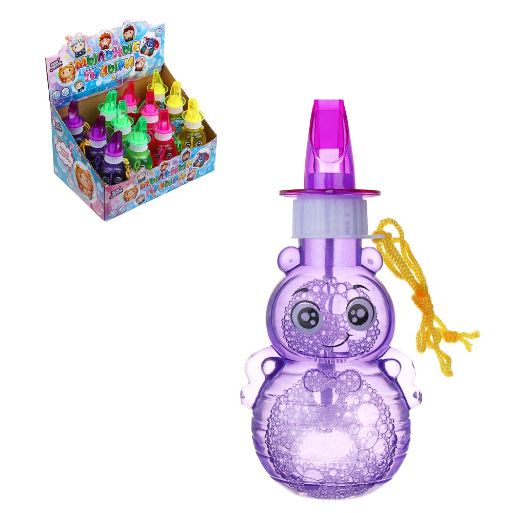 BY Мыльные пузыри Русские Супергерои, РР, PVC, 100 мл, мыльный раствор, 13,7х6 см, 4 дизайна, арт.№ 460-004