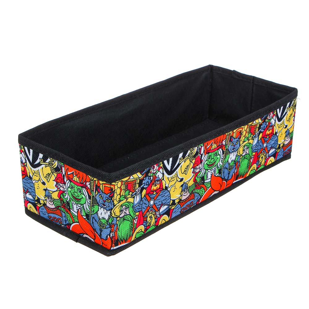 BY В ГОСТЯХ У СКАЗКИ Набор коробов для вертикального хранения вещей, 2 шт, 35х15хh10см, 2 дизайна, арт.№ 457-575