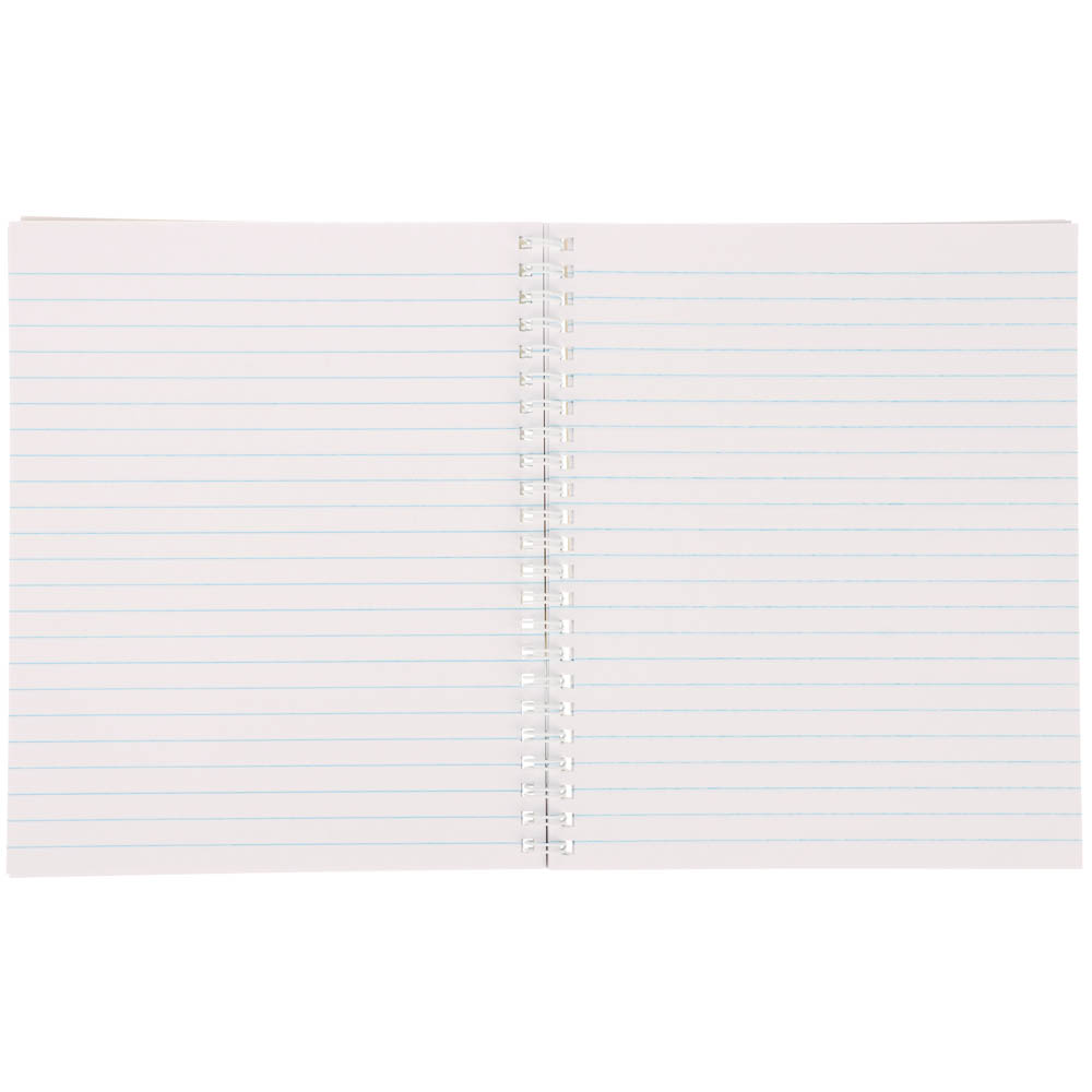 Тетрадь 80 л., А5, БЕЛЫЕ ЛИСТЫ, в клетку, обл.мел. картон, на спирали, микс, арт.№ 578-177