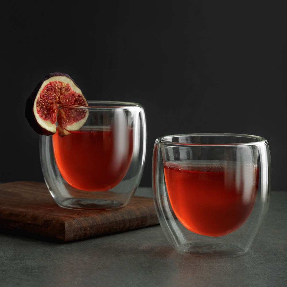 BY COLLECTION Набор стаканов с двойными стенками, 2шт, 100 мл, стекло, арт.№ 850-206