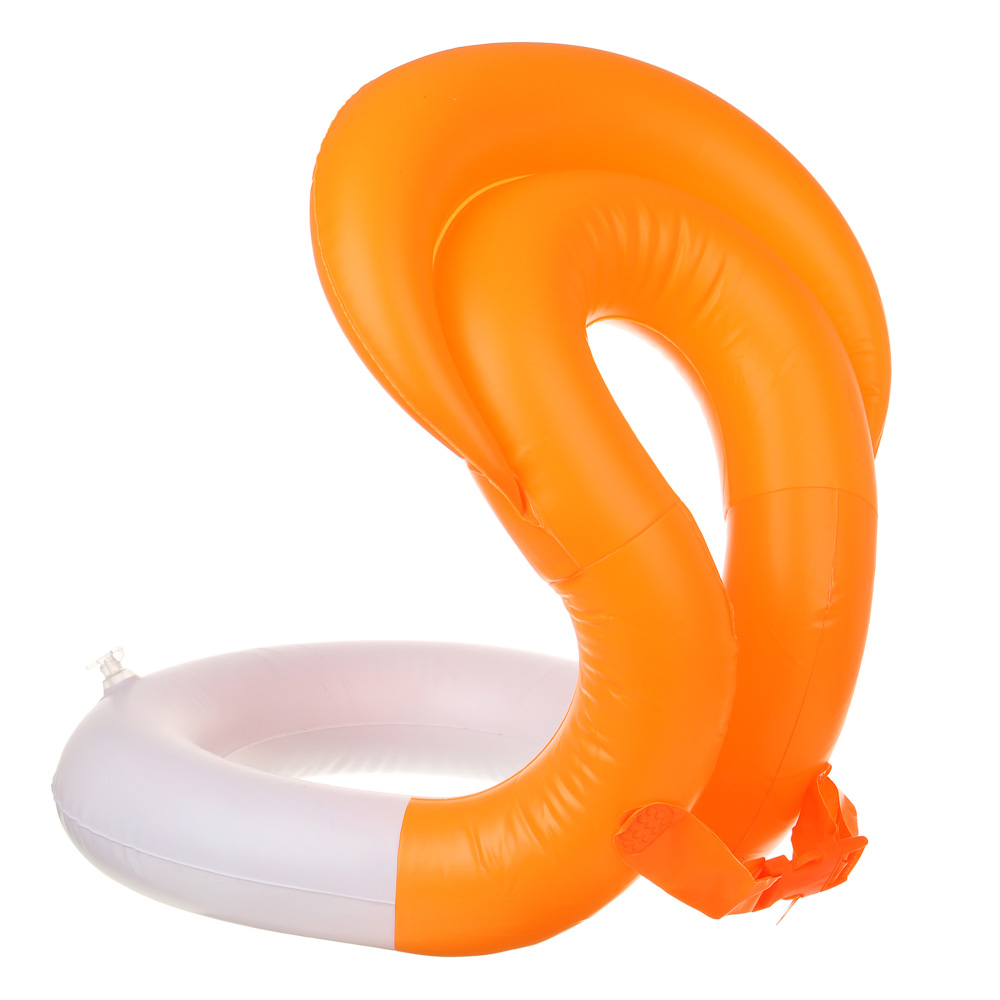 РЫЖИЙ Жилет для плавания, размер S, 2-6 лет, 120г(+-10г), ПВХ, арт.№ 005-044