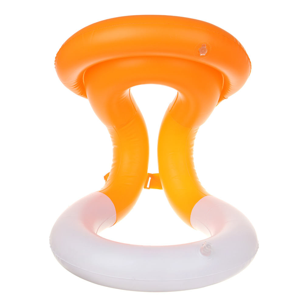 РЫЖИЙ Жилет для плавания, размер S, 2-6 лет, 120г(+-10г), ПВХ, арт.№ 005-044