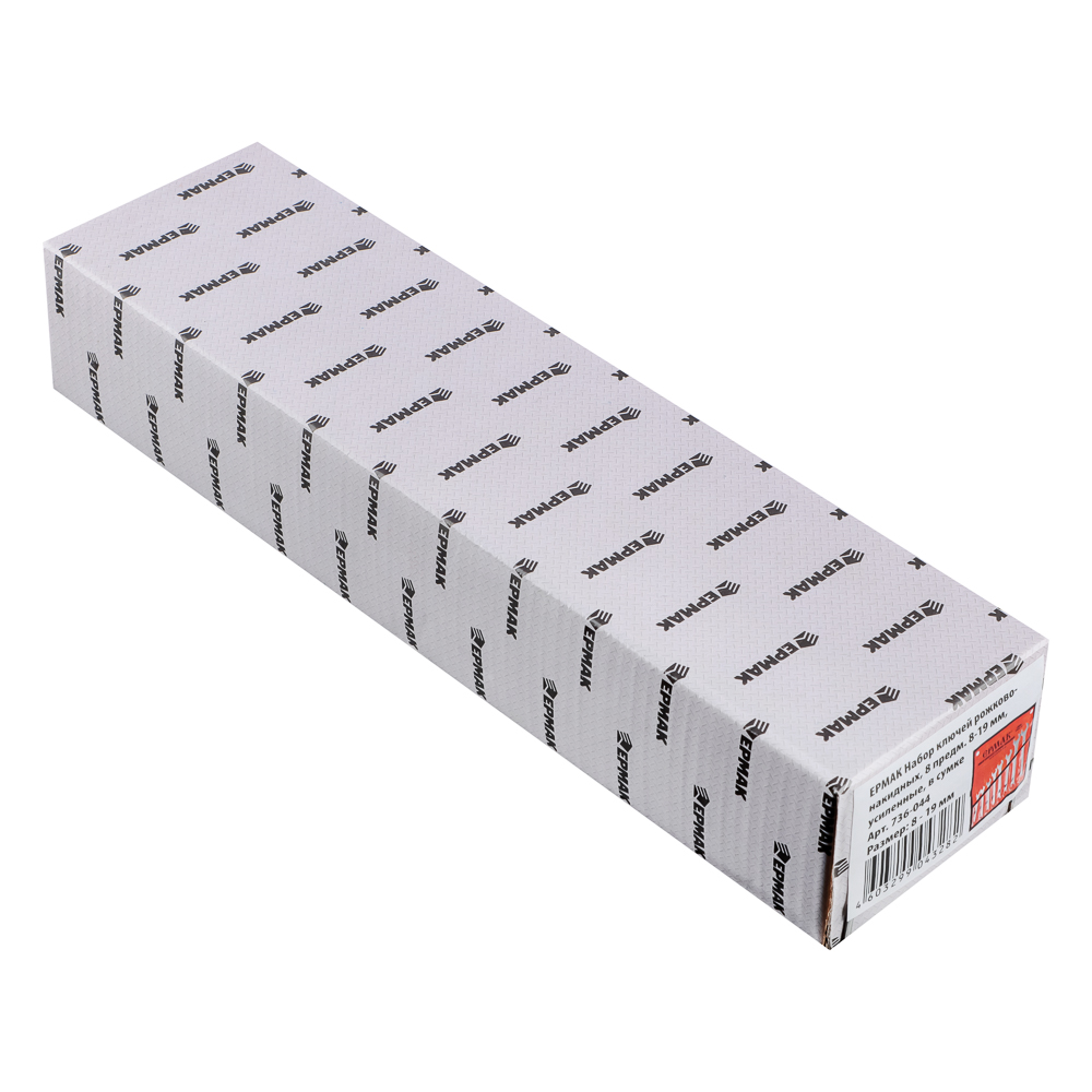 ЕРМАК Набор ключей рожково-накидных, 8 предм. 8-19мм, усиленные, в сумке, арт.№ 736-044