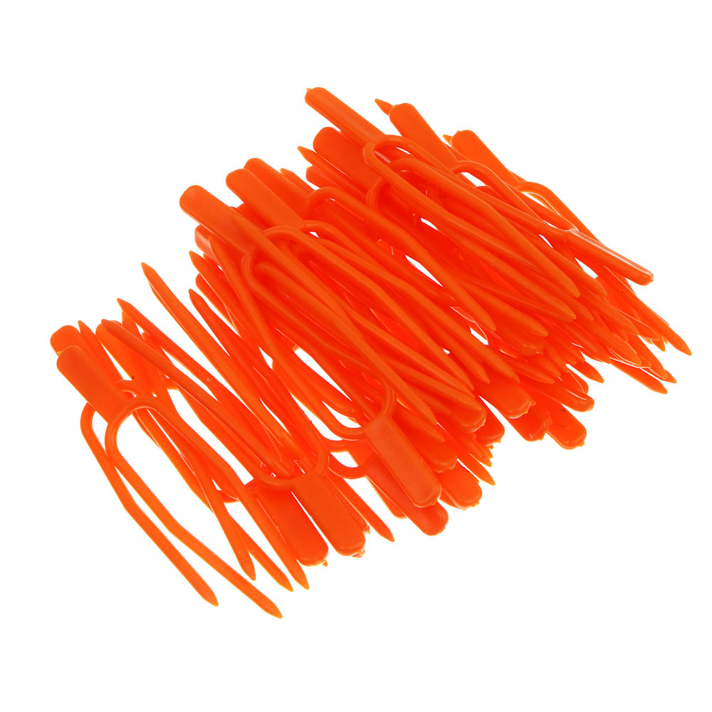 Набор зажимов для вьющихся растений тм INBLOOM, 50шт, 6.5см, пластик, арт.№ 154-073