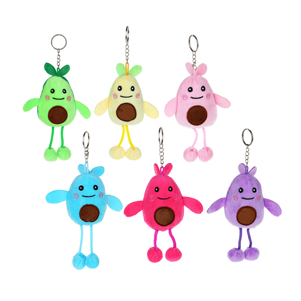 МЕШОК ПОДАРКОВ Игрушка мягкая "Яркий авокадо", полиэстер, 10см, 6 цветов, арт.№ 264-347