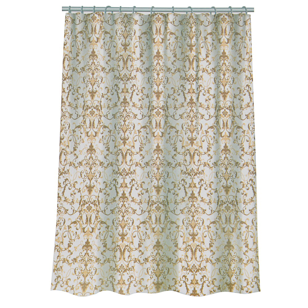 VETTA Шторка для ванной, полиэстер (микрофибра), 180x180см, "Классика", 4 дизайна, арт.№ 461-505