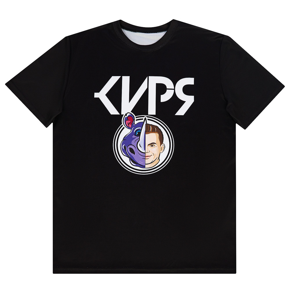 Футболка спортивная для взрослых «КИРЯ», размер 4XL, 100% полиэстер, носорог, арт.№ 006-078