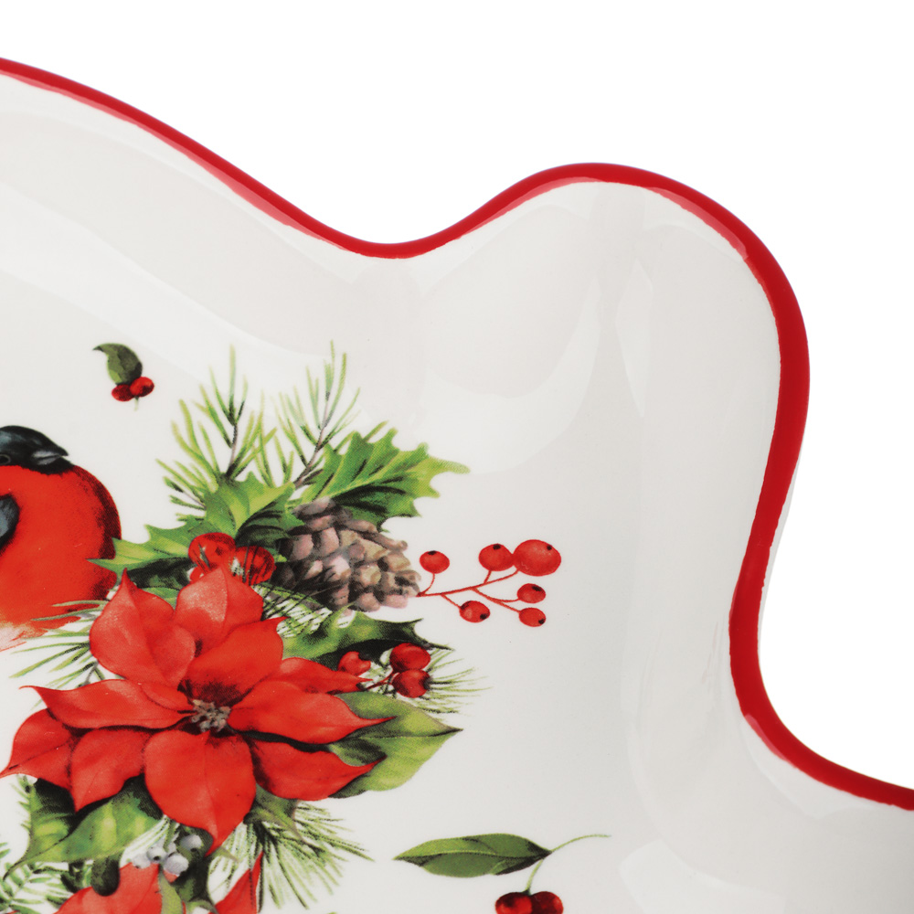 MILLIMI Винтер Блюдо в форме варежки, 20х17,5х3см, керамика, арт.№ 820-823