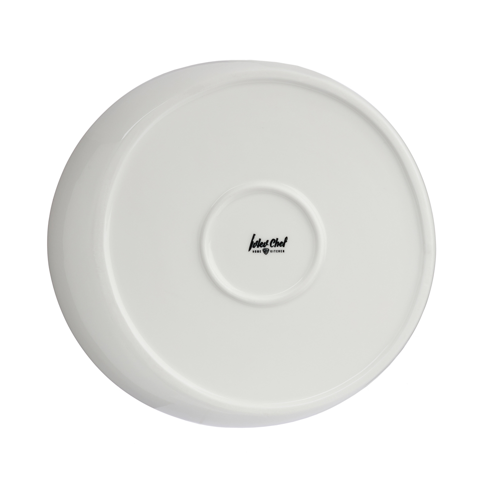 Ivlev Chef Элеганс Тарелка закусочная, 20х19,5х3см, фарфор, арт.№ 824-555