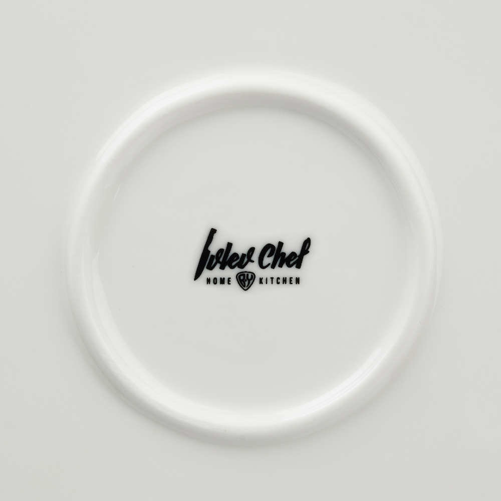 Ivlev Chef Элеганс Тарелка закусочная, 20х19,5х3см, фарфор, арт.№ 824-555