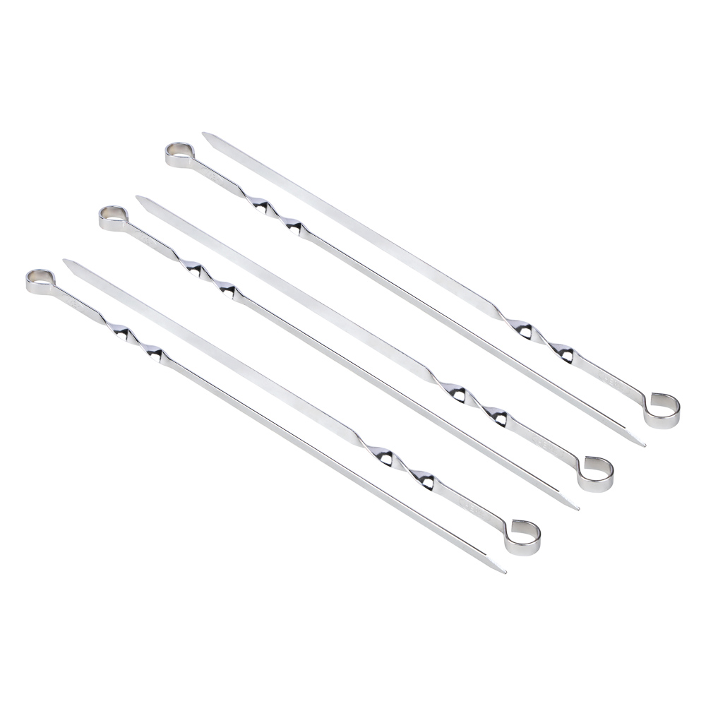 Набор шампуров в блистере тм GRILLBOOM, 6шт, 45х1x0,18см, арт.№ 103-002