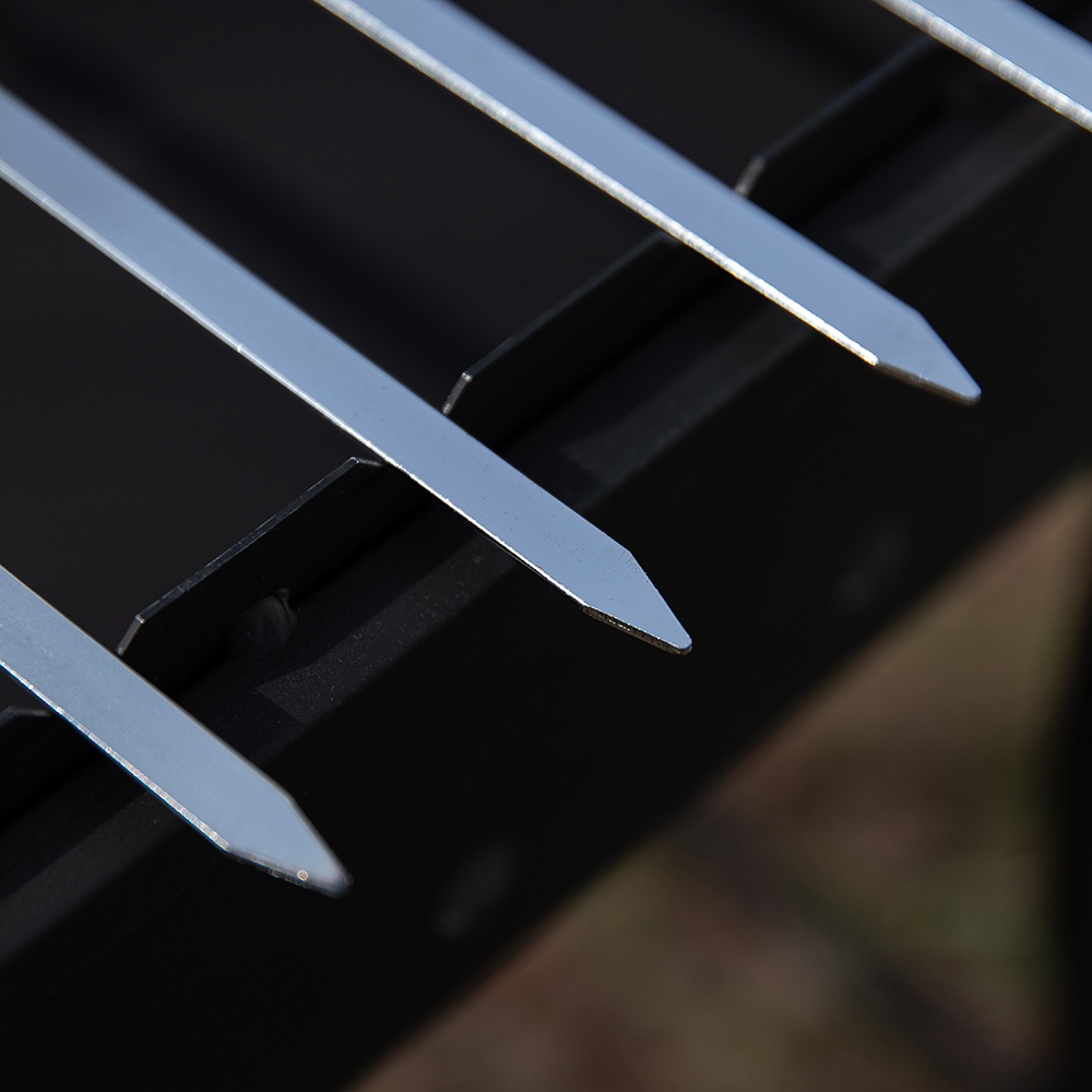 Набор шампуров в блистере тм GRILLBOOM, 6шт, 45х1x0,18см, арт.№ 103-002