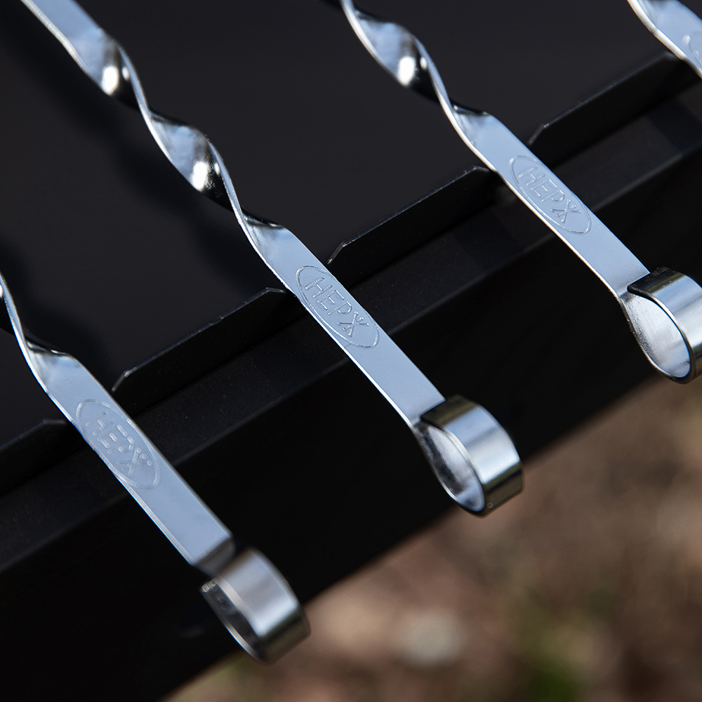 Набор шампуров в блистере тм GRILLBOOM, 6шт, 45х1x0,18см, арт.№ 103-002