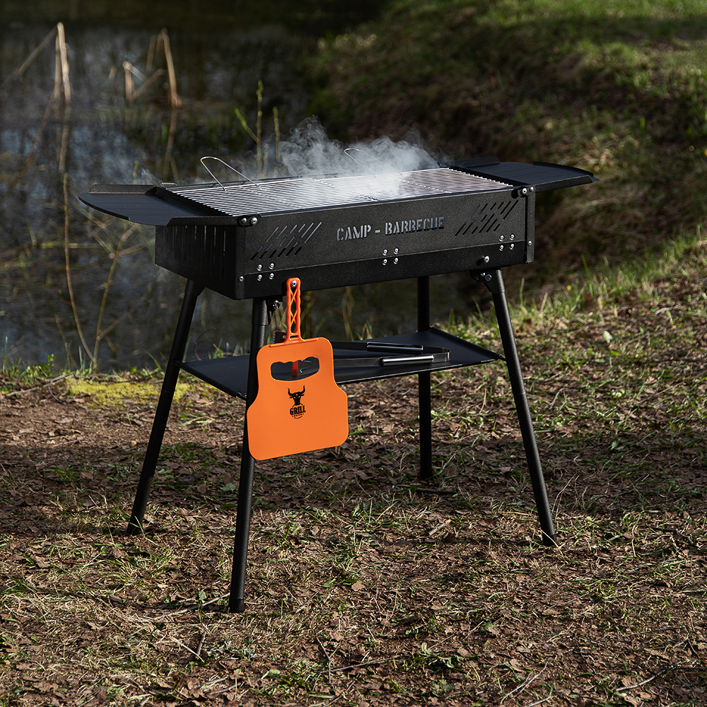 GRILLBOOM Мангал портативный складной, 110х75х30см, раб. поверх. 66х30см, арт.№ 103-004